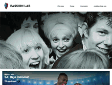 Tablet Screenshot of passionlab.se